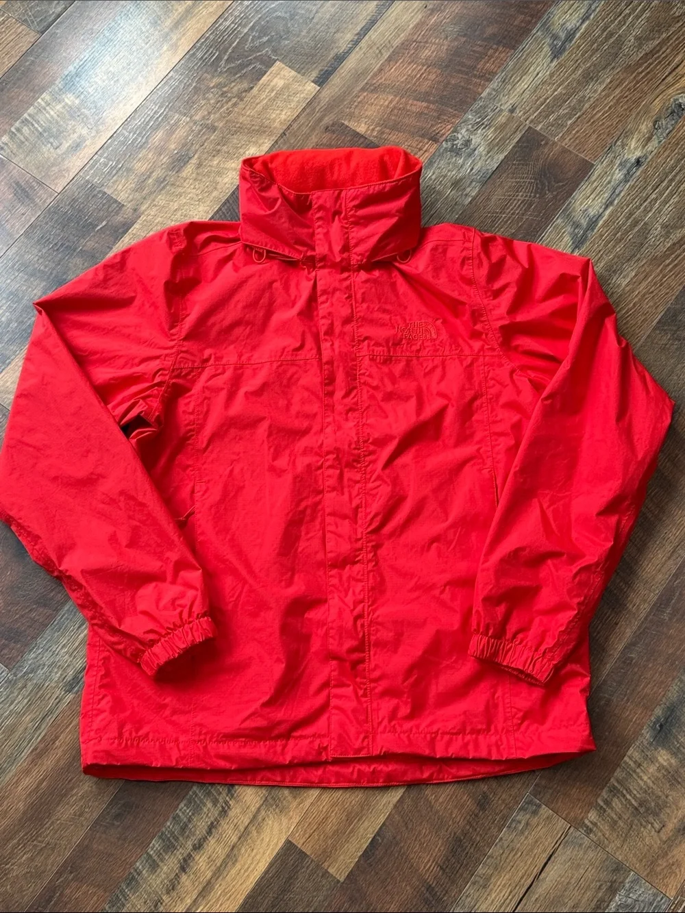 The North Face DryVent Hooded Rain Jacket Red Men’s Large